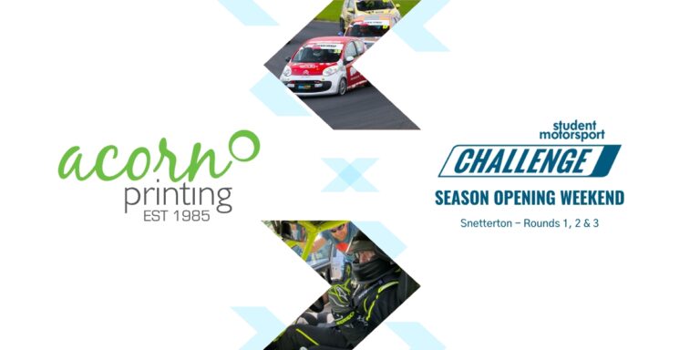 Acorn Printing Services Sponsors The 2023 Student Motorsport Challenge Opener