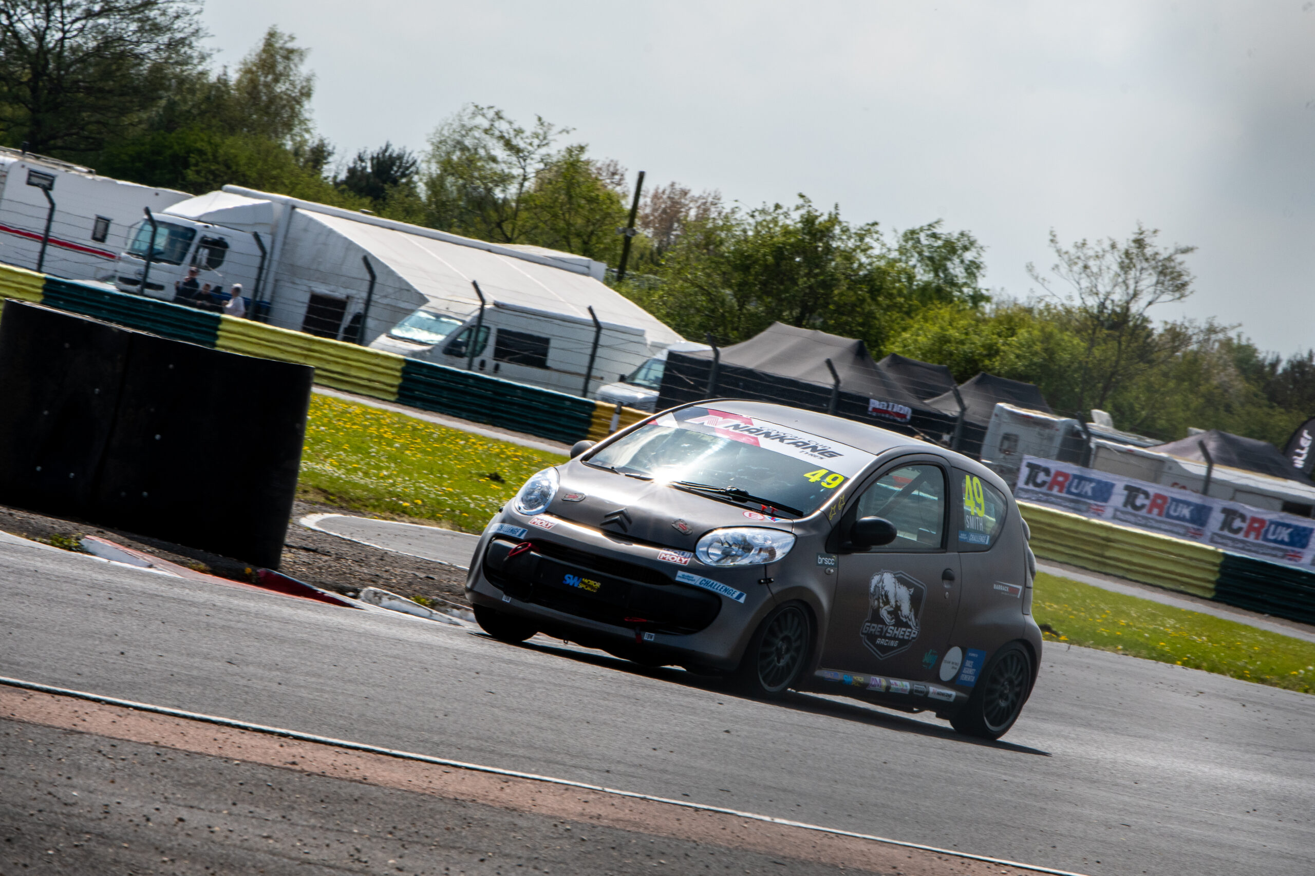 James Smith in the Barracksport GSR Citroën C1 impressively gained pace in every session - Photo by Sam Matthews